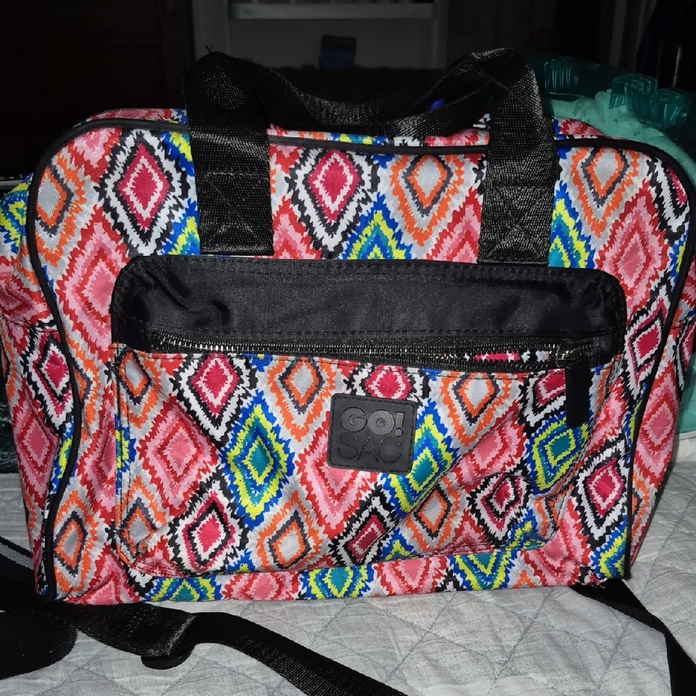 Colorful Geometric Travel Bag by